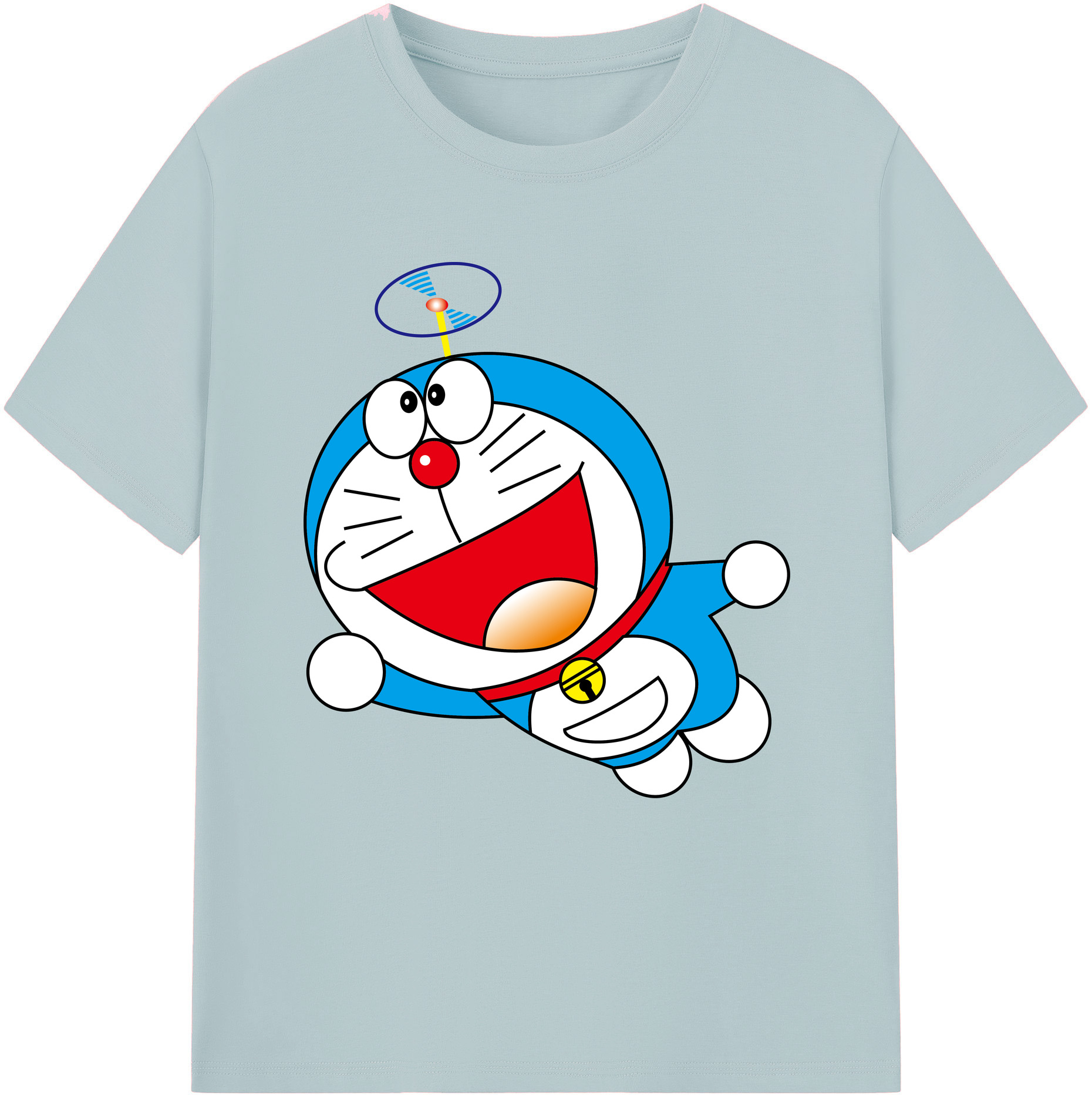 （画像用） ドラえもん Doraemon 綿100％半袖Tシャツ（フロントプリント）